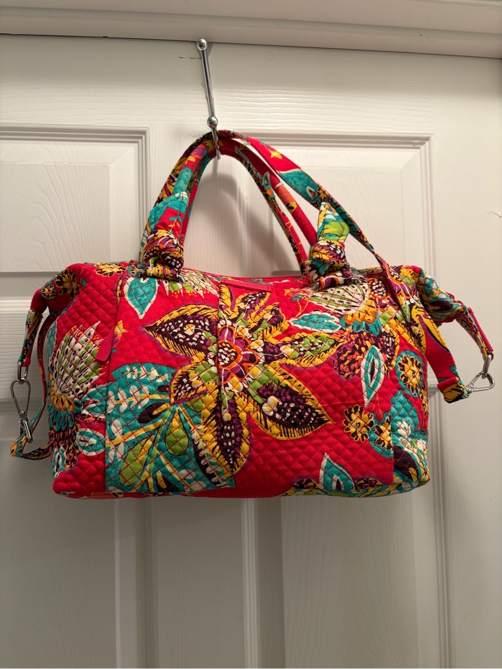 Vera Bradley Rumba Quilted Satchel Crossbody Bag Retired Pattern